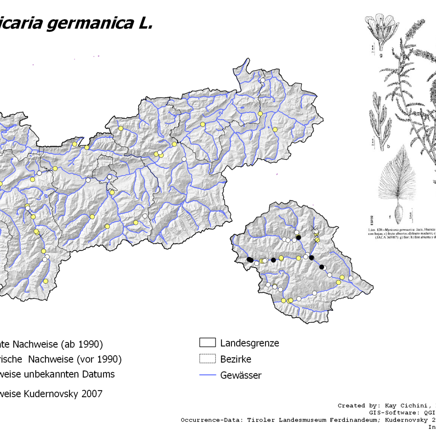 Bestandeserhebung bedrohter Arten